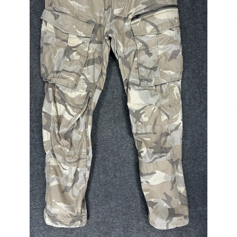 G-Star Raw Rovic Zip 3D Regular Tapered Cargo Pants Mens 31x32 (fits 33x30) Camo